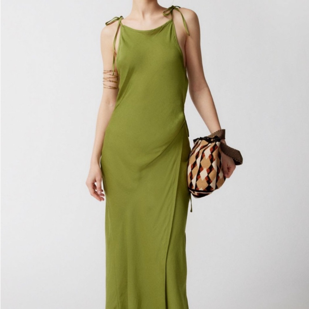 UO Margo Satin Slip Dress